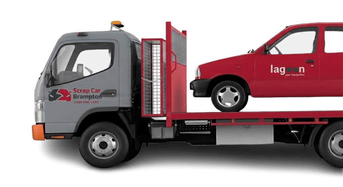 Scrap car removal towing service in Brampton Ontario